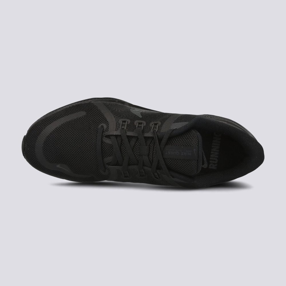 Nike Quest 4 Men's Road Running Shoes Black - Picture 6 of 10